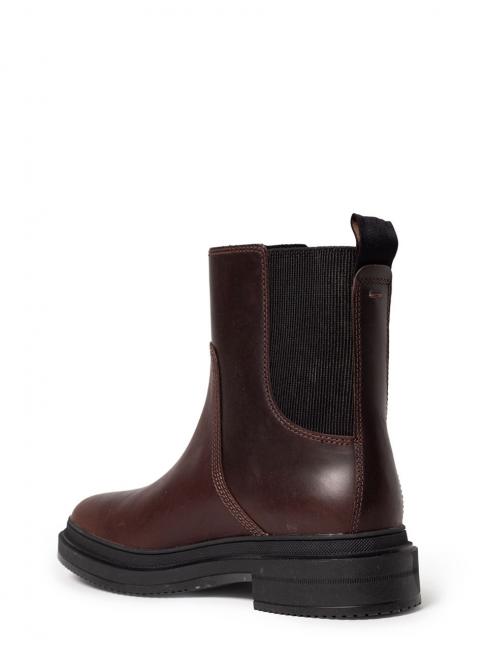 LISBON LANE Chelsea Stiefeletten aus Leder Haselnuss - Damenschuhe
