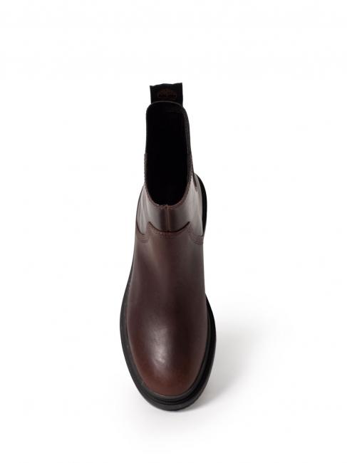 LISBON LANE Chelsea Stiefeletten aus Leder Haselnuss - Damenschuhe
