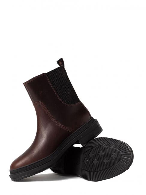 LISBON LANE Chelsea Stiefeletten aus Leder Haselnuss - Damenschuhe