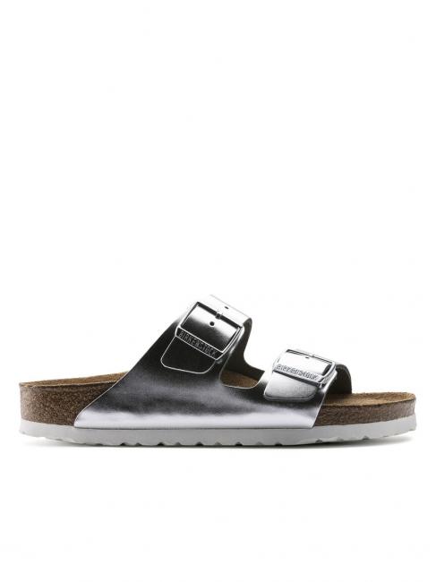 ARIZONA Sandale aus Leder silbermetallic - Damenschuhe