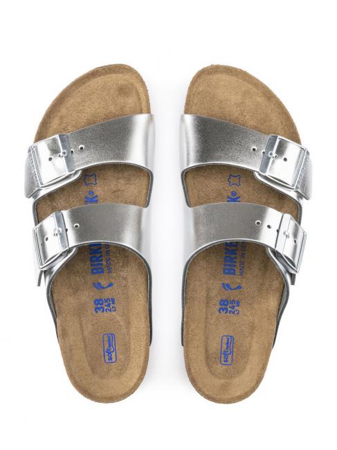 ARIZONA Sandale aus Leder silbermetallic - Damenschuhe