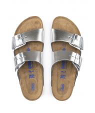 BIRKENSTOCK ARIZONA Sandale aus Leder silbermetallic - Damenschuhe - 3