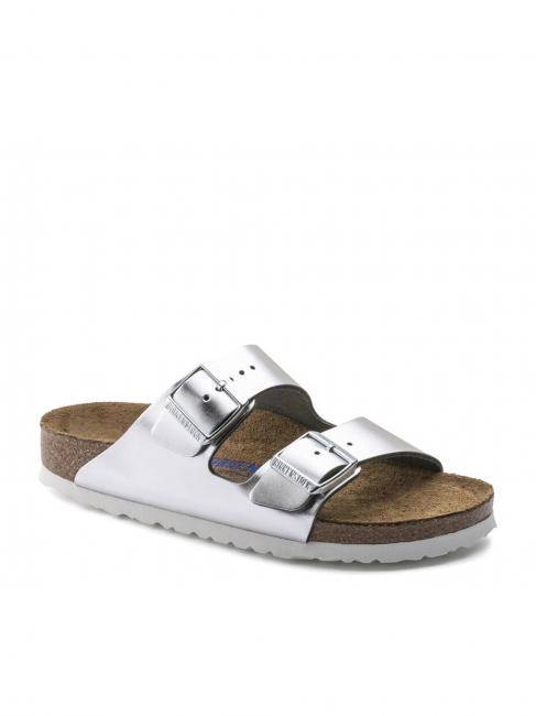 ARIZONA Sandale aus Leder silbermetallic - Damenschuhe