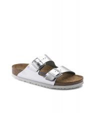 BIRKENSTOCK ARIZONA Sandale aus Leder silbermetallic - Damenschuhe - 4