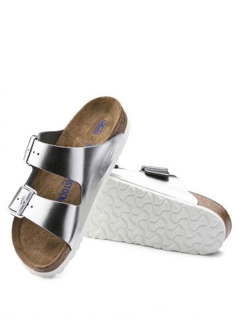ARIZONA Sandale aus Leder silbermetallic - Damenschuhe