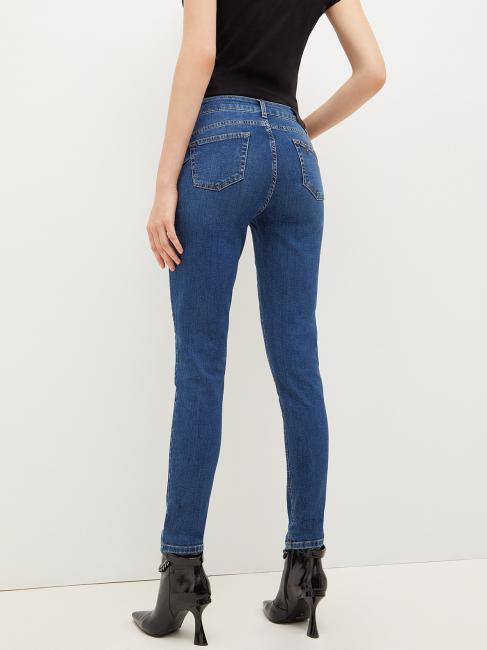 B.UP DIVINE H.W. Skinny-Jeans f&uuml;r Damen den.blue dk.adorab.w - Damenjeans