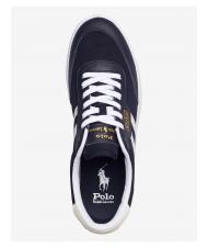RALPH LAUREN CORT VLC Sneaker wei&szlig; / marineblau / creme - Herrenschuhe - 4