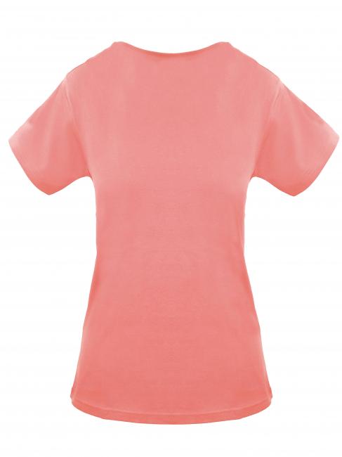 LOGO Baumwoll t-shirt Rose - T-Shirts und Tops f&uuml;r Damen