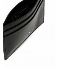 ARMANI EXCHANGE PORTACARD Leder Schwarz - Schlüsselanhänger und Schlüsseletuis - 3