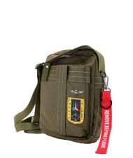 AERONAUTICA MILITARE FRECCE Schultertasche gr&uuml;n - Umh&auml;ngetaschen Herren - 3