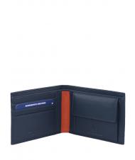 AERONAUTICA MILITARE FIGHTER Herren Geldb&ouml;rse aus Leder Blau - Brieftaschen Herren - 2