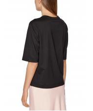 CALVIN KLEIN MESH LOGO L&auml;ssig geschnittenes T-Shirt - T-Shirts und Tops f&uuml;r Damen