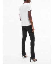 CALVIN KLEIN MICRO LOGO Baumwoll-T-Shirt, normale Passform - T-Shirts und Tops f&uuml;r Damen