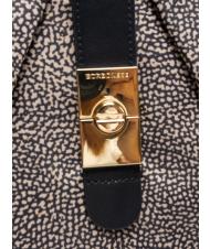 BORBONESE CORTINA NYLON OP Mittlere Umhängetasche OP / NATUR / SCHWARZ - Damentaschen - 4