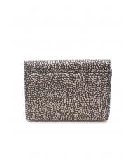 BORBONESE CLASSICA Mittlere Brieftasche mit Klappe OP / NATUR / SCHWARZ - Brieftaschen Damen - 3