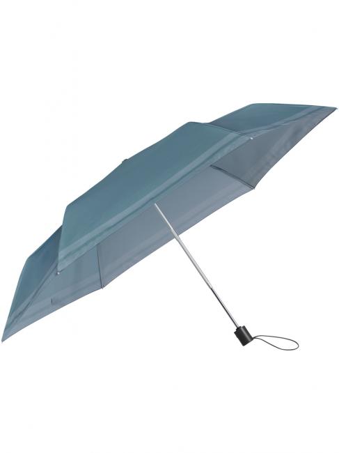 POCKET GO Kleiner Regenschirm 3-teilig, automatisches &Ouml;ffnen / Schlie&szlig;en petrolblau - Regenschirme