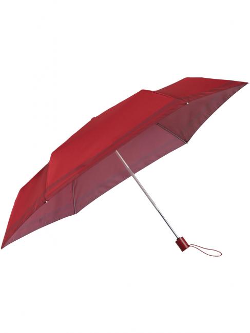 POCKET GO Kleiner Regenschirm 3-teilig, automatisches &Ouml;ffnen / Schlie&szlig;en formel rot - Regenschirme