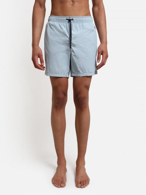 VALIS Kostüm mit Fahne blauer Nebel - Herrenbadehosen