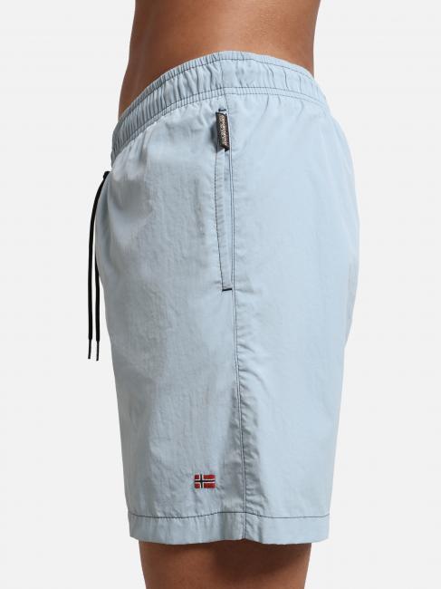 VALIS Kostüm mit Fahne blauer Nebel - Herrenbadehosen