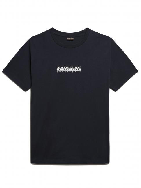 S-BOX SS T-Shirt aus Baumwolle mit Logobox blu marine - Herren-T-Shirts