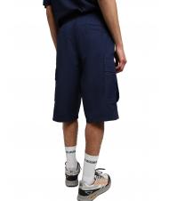 NAPAPIJRI N-DRU Cargo-Bermuda aus Baumwolle mit Gürtel Mittelalterliches Blau - Hosen Herren - 2