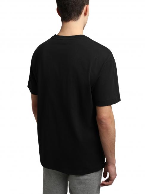 S-BOX SS T-Shirt aus Baumwolle mit Logobox schwarz 041 - Herren-T-Shirts