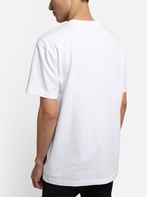 S-BOX SS T-Shirt aus Baumwolle mit Logobox hellwei&szlig; 002 - Herren-T-Shirts