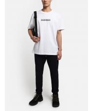NAPAPIJRI S-BOX SS T-Shirt aus Baumwolle mit Logobox hellwei&szlig; 002 - Herren-T-Shirts - 5