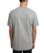 NAPAPIJRI S-BOX SS T-Shirt aus Baumwolle mit Logobox mittelgrau meliert - Herren-T-Shirts - 2