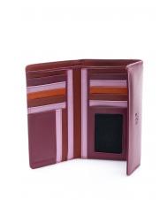 LESAC COLORFULL Brieftasche aus Leder mit zwei Fächern - Brieftaschen Damen