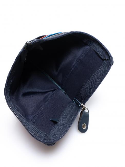 COLORFULL Flache Geldbörse aus Leder Blau - Brieftaschen Herren