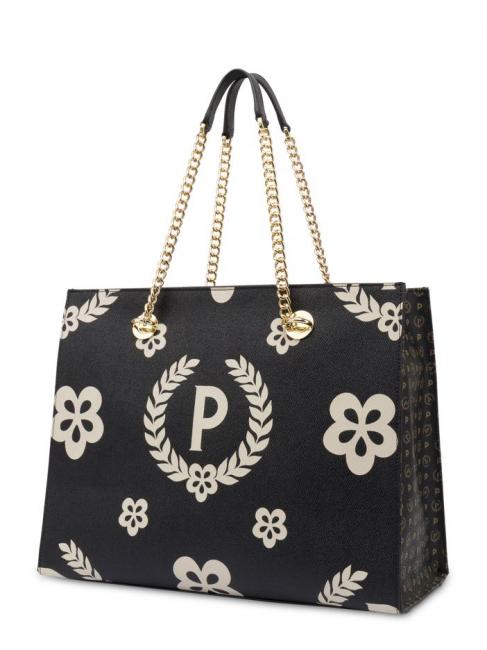 HERITAGE Einkaufstasche mit Allover-Print Schwarz - Damentaschen