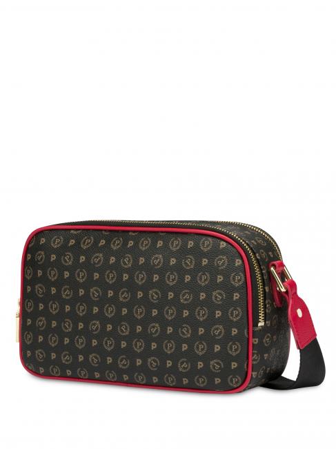 HERITAGE Kameratasche mit Schultergurt schwarzer Lack - Damentaschen