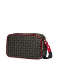 POLLINI HERITAGE Kameratasche mit Schultergurt schwarzer Lack - Damentaschen - 2