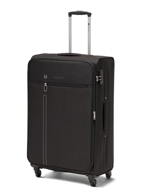 ONE WAY 3er Set Handgep&auml;ck Trolley Medium EXP, Large EXP Schwarz - Trolleyset