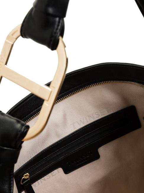 OVAL T HANDLE Gro&szlig;e Umh&auml;ngetasche Schwarz - Damentaschen