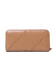 TWINSET BIG STITCHING Gro&szlig;es Portemonnaie mit Rei&szlig;verschluss Kubanischer Sand - Brieftaschen Damen - 3