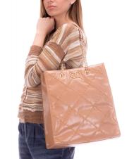 TWINSET BIG STITCHING Vertikal gesteppte Tragetasche Kubanischer Sand - Damentaschen - 4