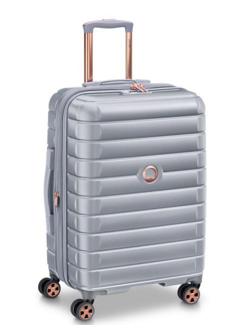 SHADOW 5.0 Trolley mittlerer Gr&ouml;&szlig;e, erweiterbar GRAU - Harte Trolleys