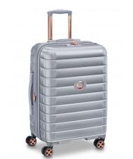 DELSEY SHADOW 5.0 Trolley mittlerer Gr&ouml;&szlig;e, erweiterbar GRAU - Harte Trolleys - 3