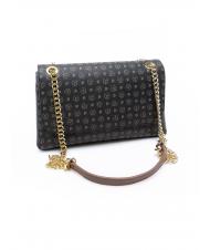 POLLINI HERITAGE Mittlere Umh&auml;ngetasche Schwarz Braun - Damentaschen - 3