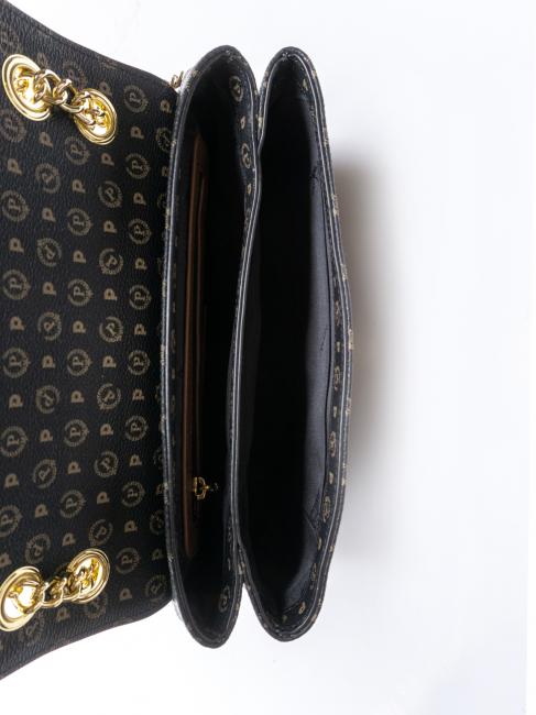 HERITAGE Mittlere Umh&auml;ngetasche Schwarz Braun - Damentaschen