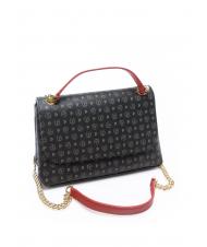 POLLINI HERITAGE Mittlere Umh&auml;ngetasche schwarzer Lack - Damentaschen - 2