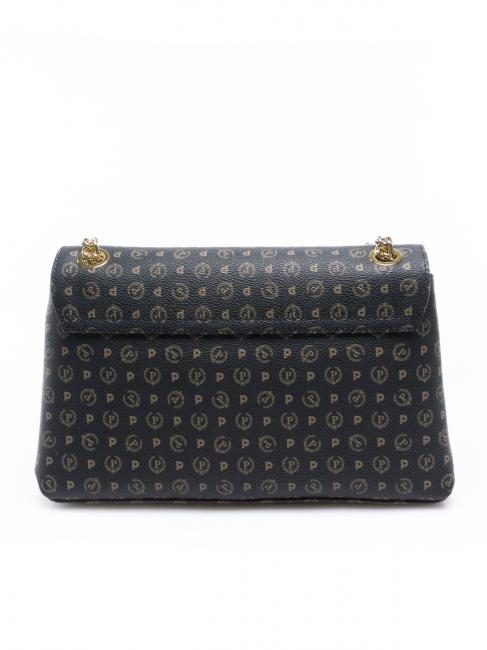 HERITAGE Mittlere Umh&auml;ngetasche schwarzer Lack - Damentaschen