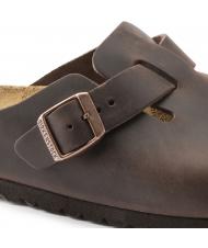 BIRKENSTOCK BOSTON Sabot-Sandale aus Leder habana - Schuhe Unisex - 5