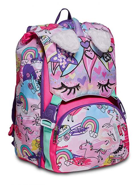GANG ANIMALI FANTASY SJ Erweiterbarer Rucksack SCHWARZ GESTREIFTER WALD - Rucks&auml;cke f&uuml;r Schule &amp; Freizeit