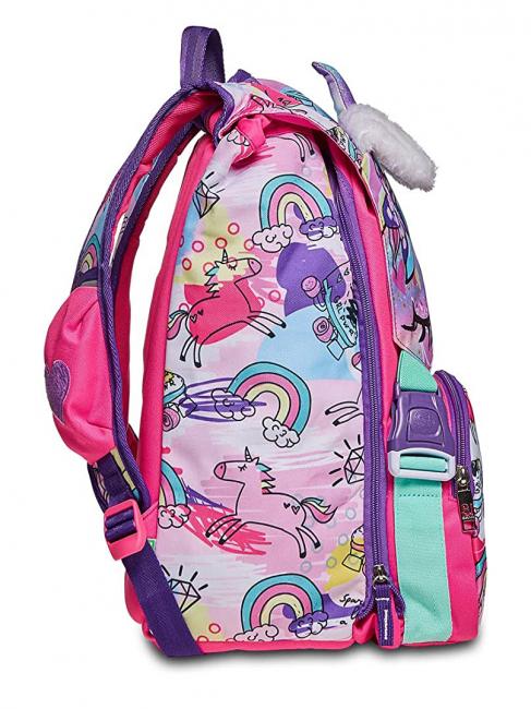GANG ANIMALI FANTASY SJ Erweiterbarer Rucksack SCHWARZ GESTREIFTER WALD - Rucks&auml;cke f&uuml;r Schule &amp; Freizeit