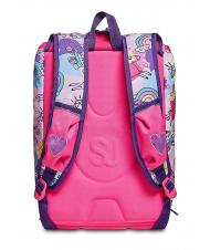SJGANG GANG ANIMALI FANTASY SJ Erweiterbarer Rucksack SCHWARZ GESTREIFTER WALD - Rucks&auml;cke f&uuml;r Schule &amp; Freizeit - 6
