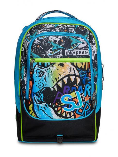 GANG ANIMALI FLIP 3D SJ Abnehmbarer Trolley-Rucksack mit Dreifachrollen Schwarz - Rucks&auml;cke mit Trolleyfunktion