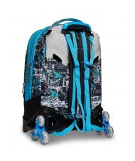 SJGANG GANG ANIMALI FLIP 3D SJ Abnehmbarer Trolley-Rucksack mit Dreifachrollen Schwarz - Rucks&auml;cke mit Trolleyfunktion - 8